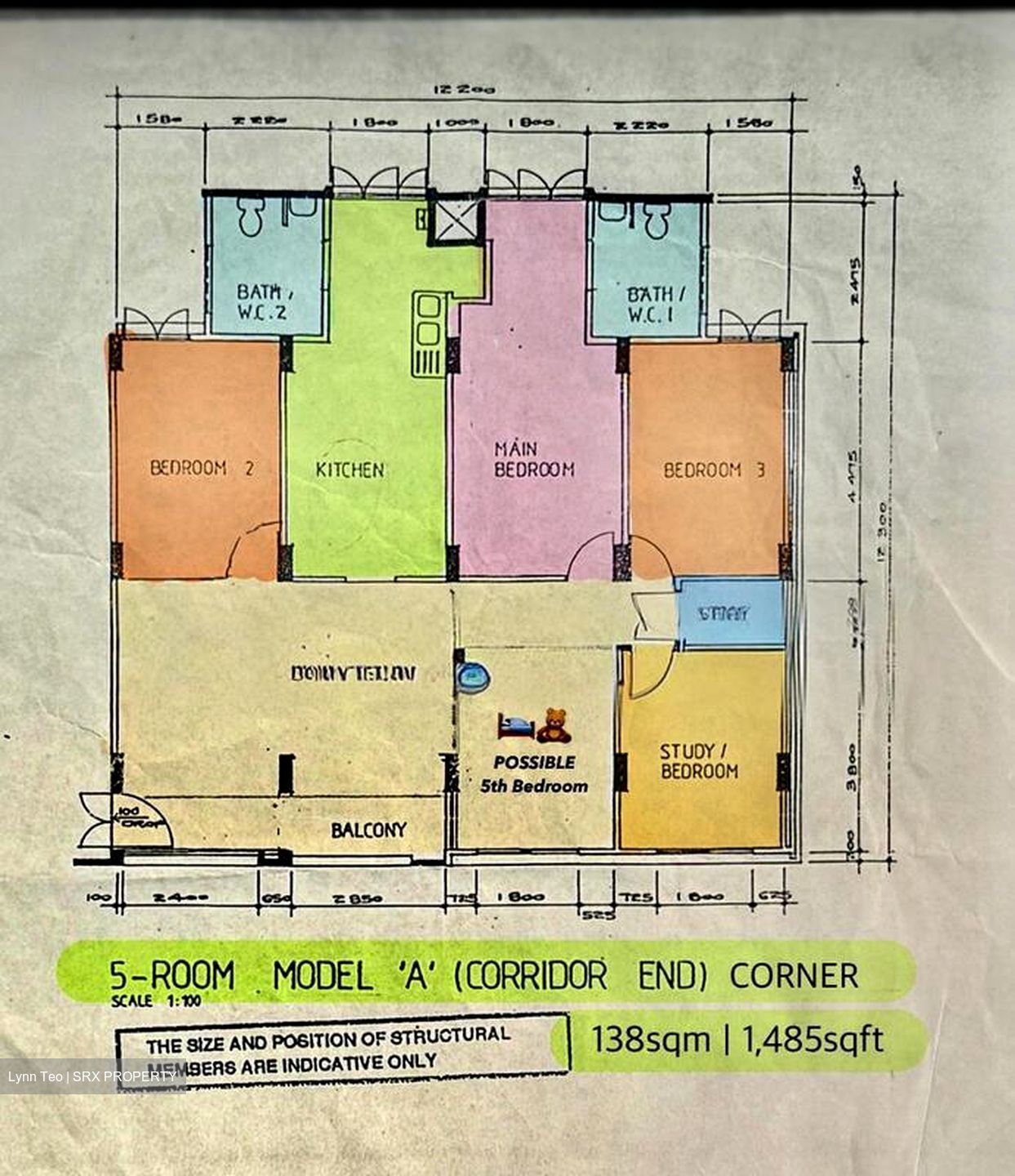 Blk 412 Sun Plaza View (Tampines), HDB 5 Rooms #497296191